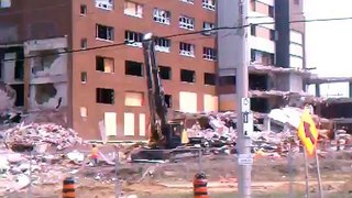 Debris and Ruins after Building Demolition