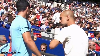 Sergio Aguero Goal - Chelsea vs Manchester City 0-1 05/08/2018