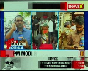 Karunanidhi funeral PM Modi reaches Chennai, bids Kalaignar goodbye
