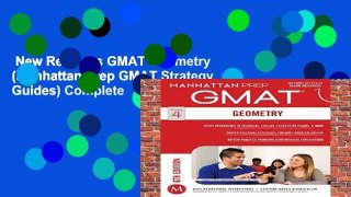 New Releases GMAT Geometry (Manhattan Prep GMAT Strategy Guides) Complete