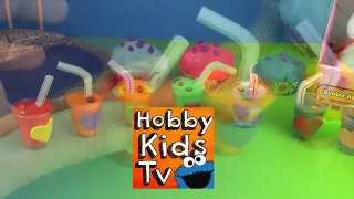 PLAY DOH Hello Kitty Fruit Drink Surprises HobbyKidsTV