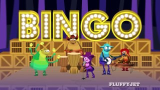 BINGO dog Nursery Rhyme | Childrens Songs by FluffyJetToys Kids Animation