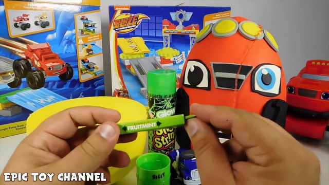 SURPRISE EGGS Blaze and the Monster Machines Battle Blaze VS Crusher + Paw Patrol & Disney