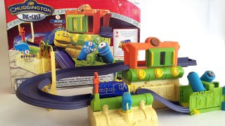 Chuggington Diecast Straight and Curved Track Pack 20pcs Unboxing Demo Review