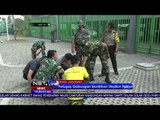 Ratusan Personel Gabungan Melakukan Aksi Membersihkan Stadion Patriot - NET 10