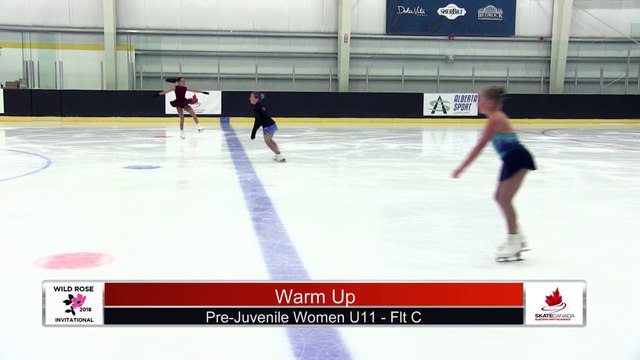 Pre-Juvenile Women U11 - Free Program Flight C - 2018 Wild Rose Invitational- Robinsons Arena