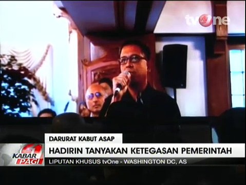 Warga RI di AS Minta Jokowi Bertindak Tegas Tangani Asap