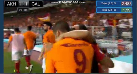 Eren Derdiyok Goal - Akhisarspor 1-1 Galatasaray 05.08.2018