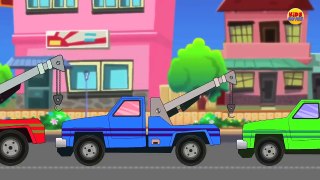 Tow Truck Finger Family | Nursery Rhymes For Kids