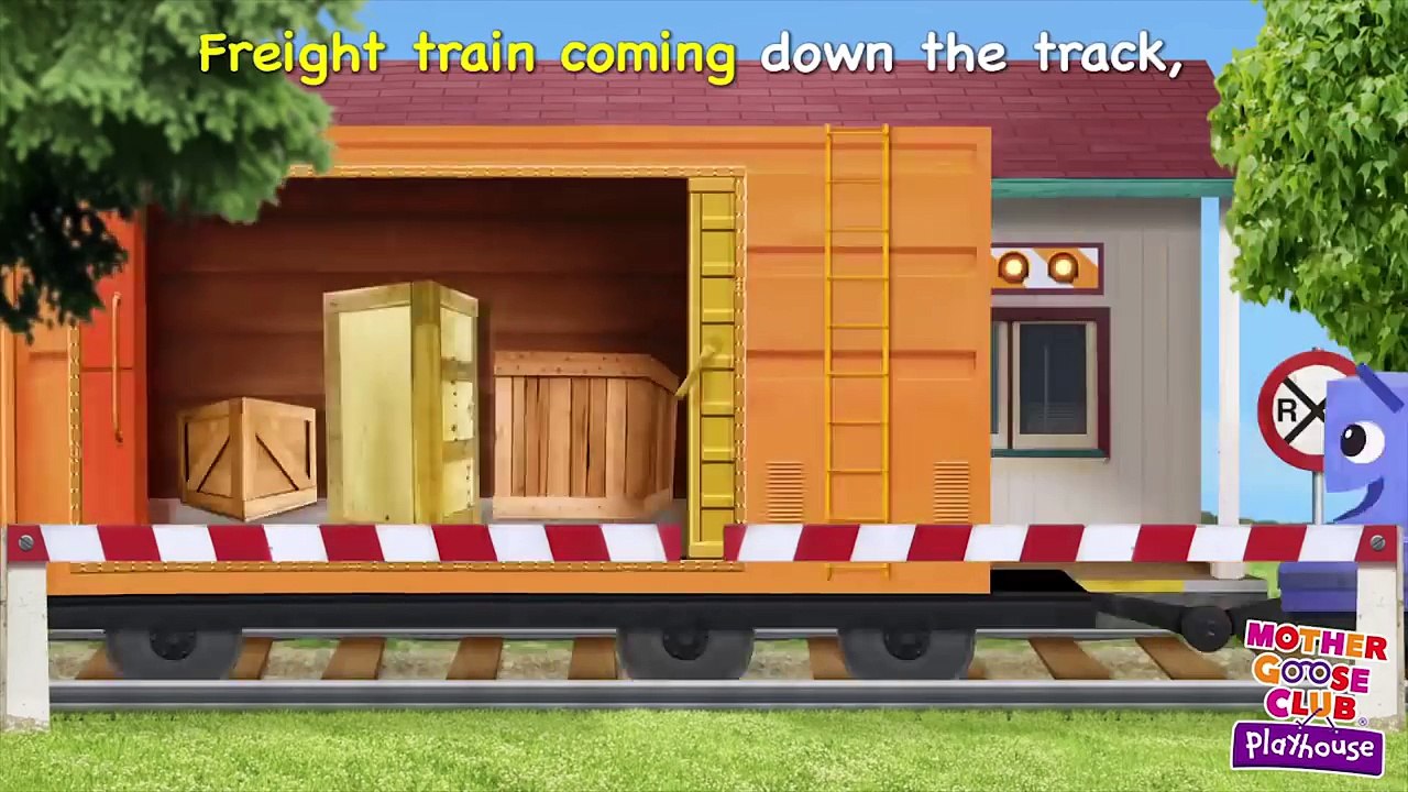 Freight Train and More Transportation Rhymes | Nursery Rhymes from Mother Goose Club!