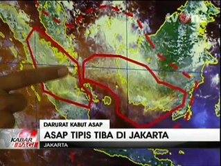 Kabut Asap Tipis Mulai Mendekati Jakarta