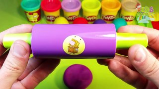 Play Doh Numbers Craft from 12345678910 and Learn Colors with Kids Rainbow ABC | Playing w