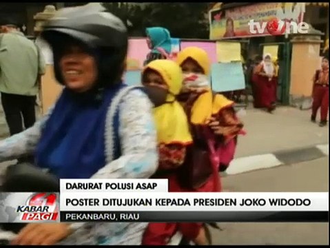 Aktivitas Pendidikan di Riau Nyaris Lumpuh Akibat Polusi Asap