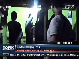 Polisi Gerebek Arena Judi Koprok, 5 Orang Ditangkap