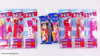 Mickey Mouse Minnie Mouse Valentines Day Candy Pez Dispensers Learn Colors! Learn to Count