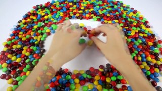 LEARN the ALPHABET from A to Z with M&Ms Candy Learn to Read 26 ABC Letters