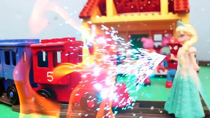 Peppa Pig Train Station Construction Set Made From Mega Blocks