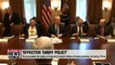 Trump heaps praise on his administration's tariff policy