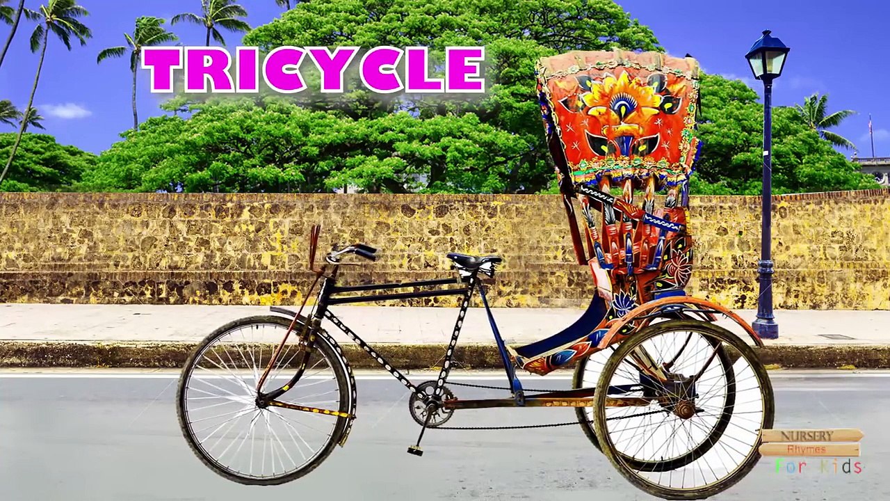 Learning Street Vehicles Names For Children | Learning Street Vehicles Sounds for kids