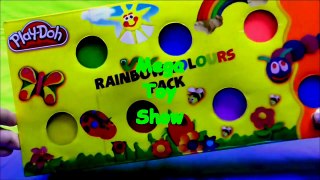 Play Doh Rainbow Colors Pack unboxing