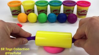 Learn Colours Play Doh Balls Animals Elephant Lion Molds Surprise Toy Splashlings Creative