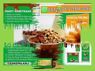 MODAL KECIL UNTUNG BESAR, WA 0812-9908-2068, Franchise Es Kepal Milo Asli Viral