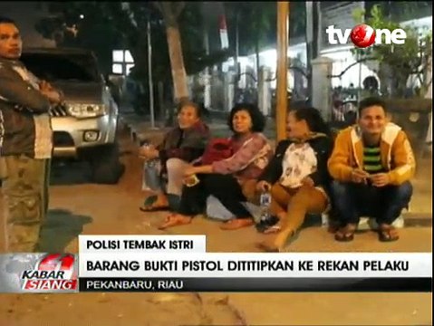 Oknum Polisi Penembak Istri Masih Buron