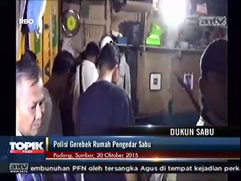 Polisi Tangkap Dukun Pengedar Sabu di Padang