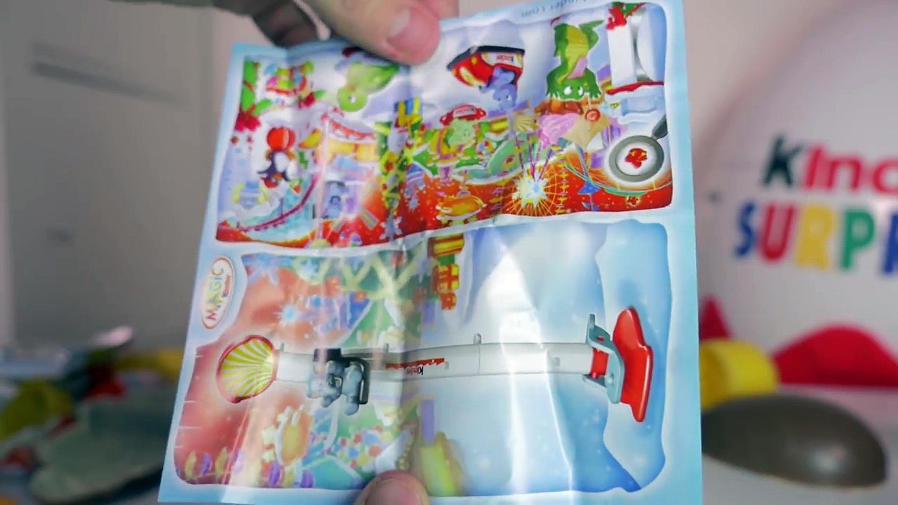 [OEUF & JOUET] Super maxi géant Kinder Surprise plein de jouets et oeufs Unboxing giant fu
