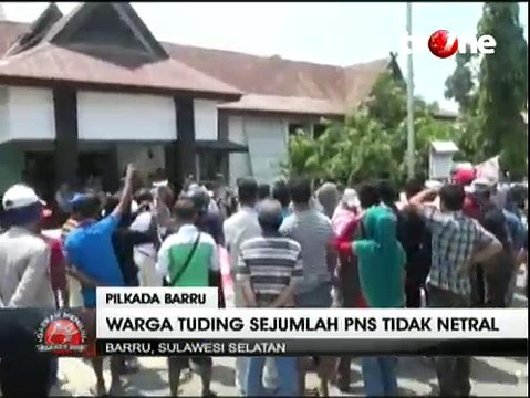 Tuding PNS Tak Netral di Pilkada, Warga Barru Berunjuk Rasa