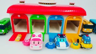 Disney Pixar Cars 3 Surprise Eggs Cars 3 Lightning Mcqueen Robocar Poli Amber Tayo garage