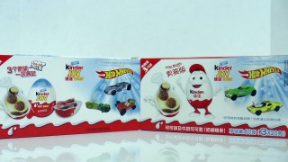 Kinder Joy Surprise Eggs with Hot Wheels Cars Surprises