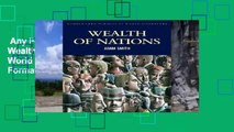 Any Format For Kindle  Wealth of Nations (Classics of World Literature)  Any Format