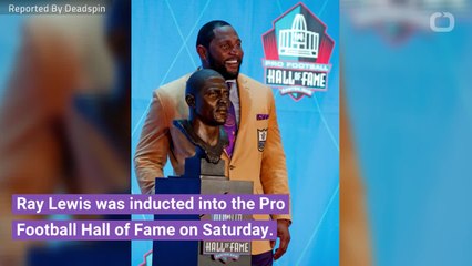 Ray Lewis's Hall Of Fame Speech Was Madness