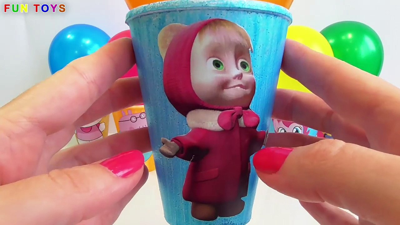 Surprise Cup with Toys and Colours Balloons