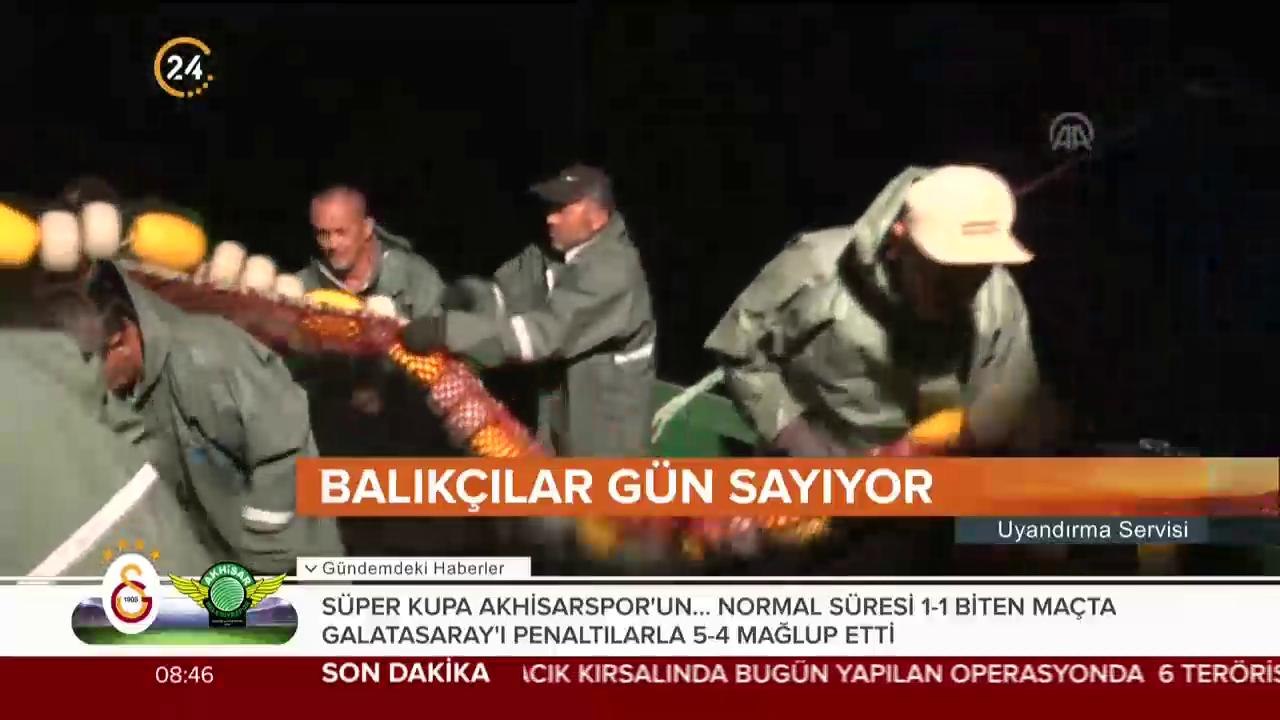 Balıkçılar hazırlıklarını sürdürüyor