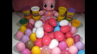 50 Surprise eggs unboxing LPS Littlest Pet Shop only Toy review