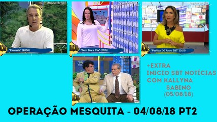 Operação Mesquita (04/08/2018) Otávio visita o acervo de fitas de arquivos do SBT - Parte 2