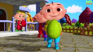 Five Little Babies Opening GIANT EGGS Phonics Song and More By Zool Babies