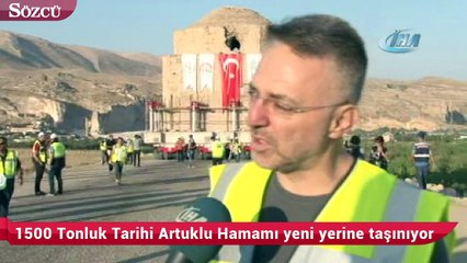 1500 Tonluk Tarihi hamam yeni yerine taşınıyor!