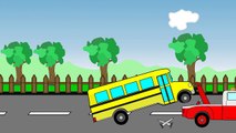Tow Truck and Repairs School Bus Vehicles for Kids