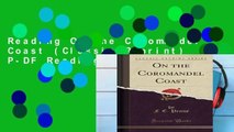 Reading On the Coromandel Coast (Classic Reprint) P-DF Reading
