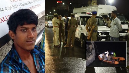 அடையாற்றில் குதித்த இளைஞர் பலி...உடல் மீட்பு!- வீடியோ