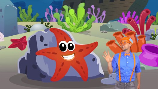 Ocean Animal Song by Blippi | Nursery Rhyme Songs for Children - video