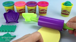 Play Doh Sparkle Compound Collection with Biscuit Teapot and Cup Molds Fun Creative for Ki