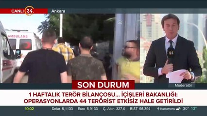 İçişleri Bakanlığından terörle mücadele bilançosu