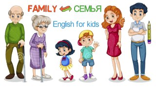 Family Семья.English for kids. Английский для детей