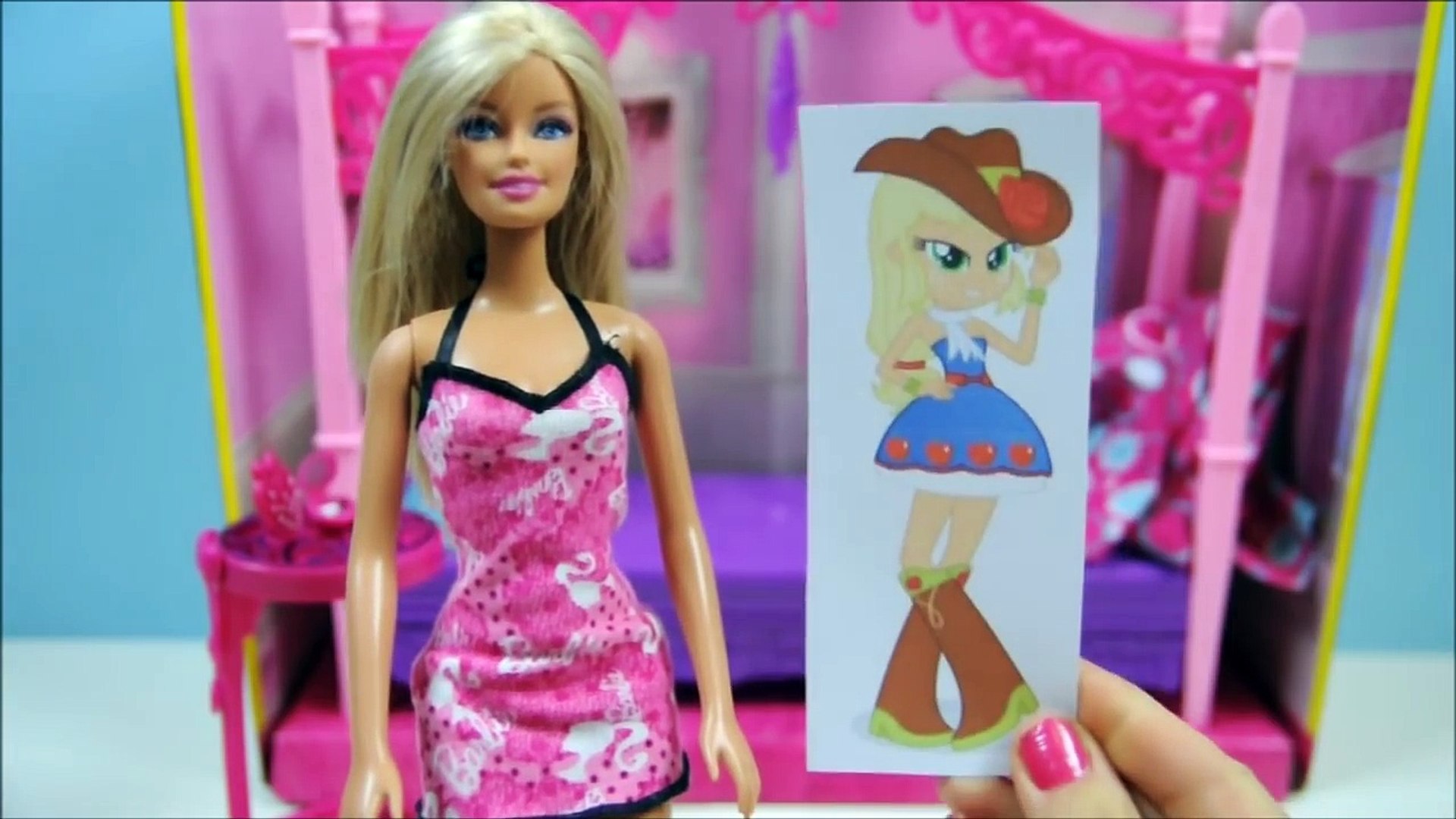 Play Doh BARBIE EQUESTRIA Girl APPLEJACK My little Pony inspired Costume -  video Dailymotion