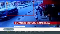 Park halindeki araca çarpıp kaçtı