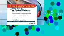 D0wnload Online Essentials of WJ IV Tests of Achievement (Essentials of Psychological Assessment)